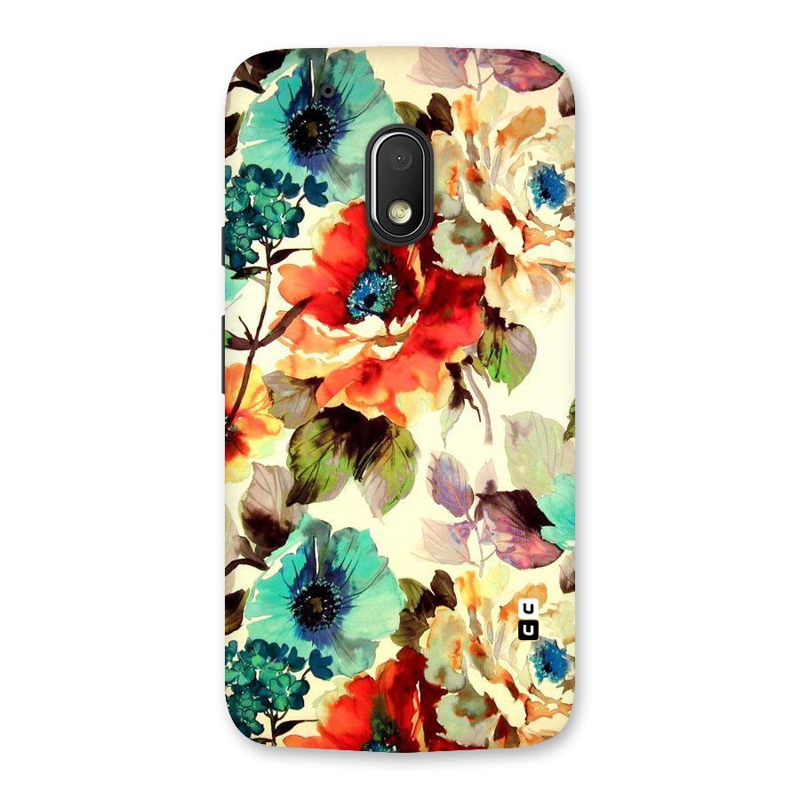 Artsy Bloom Flower Back Case for Moto G4 Play