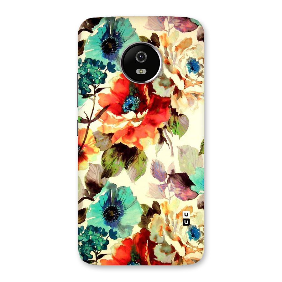 Artsy Bloom Flower Back Case for Moto G5