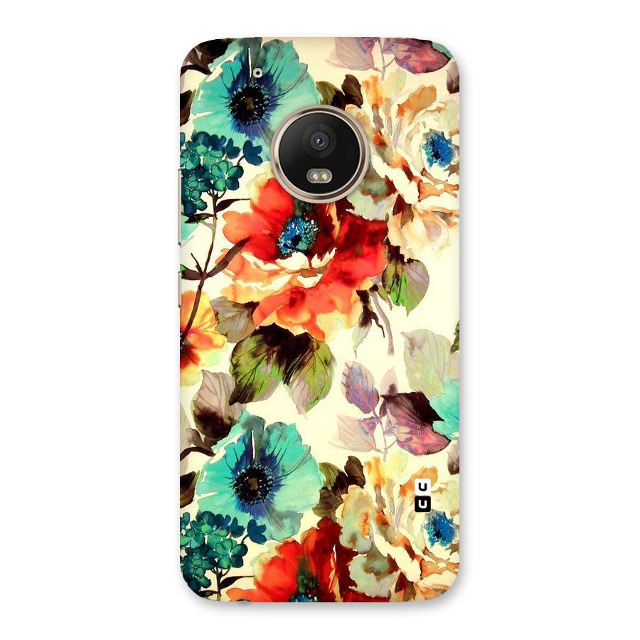 Artsy Bloom Flower Back Case for Moto G5 Plus