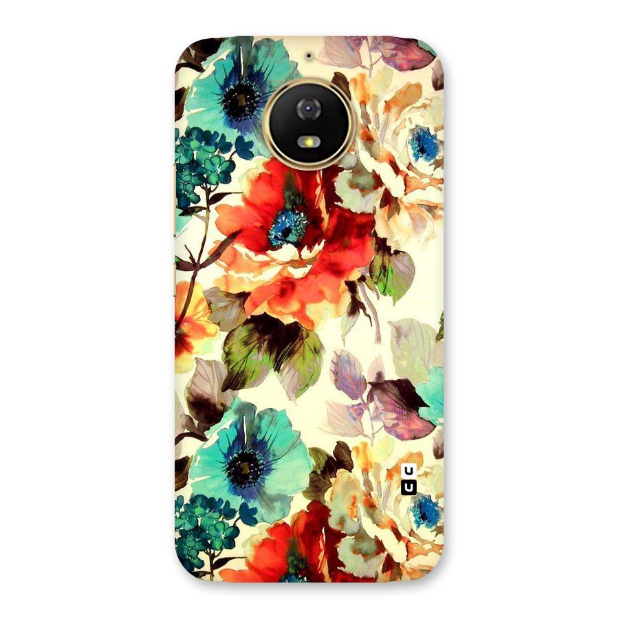 Artsy Bloom Flower Back Case for Moto G5s
