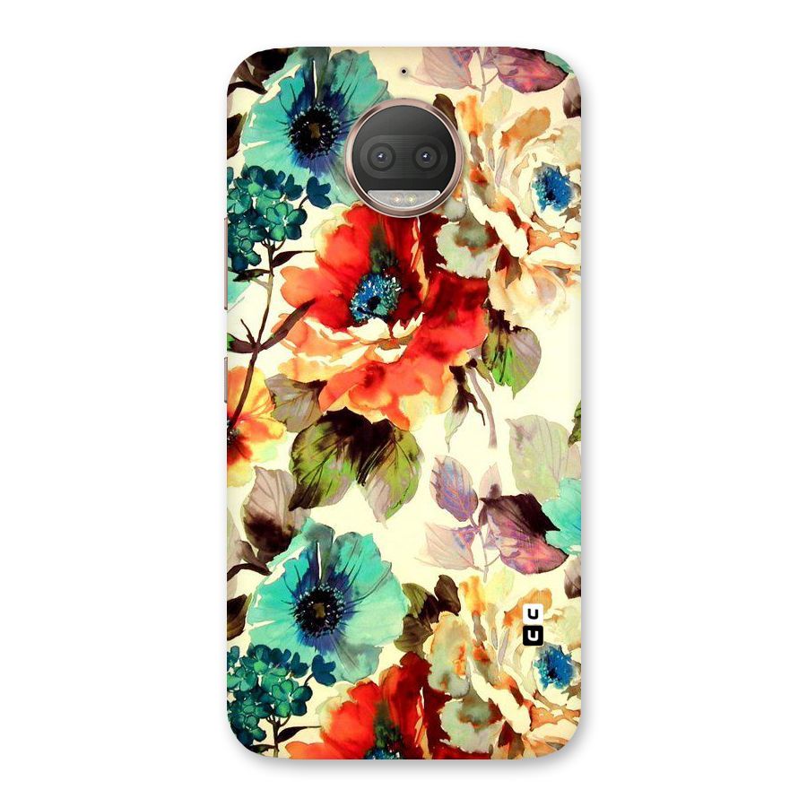 Artsy Bloom Flower Back Case for Moto G5s Plus