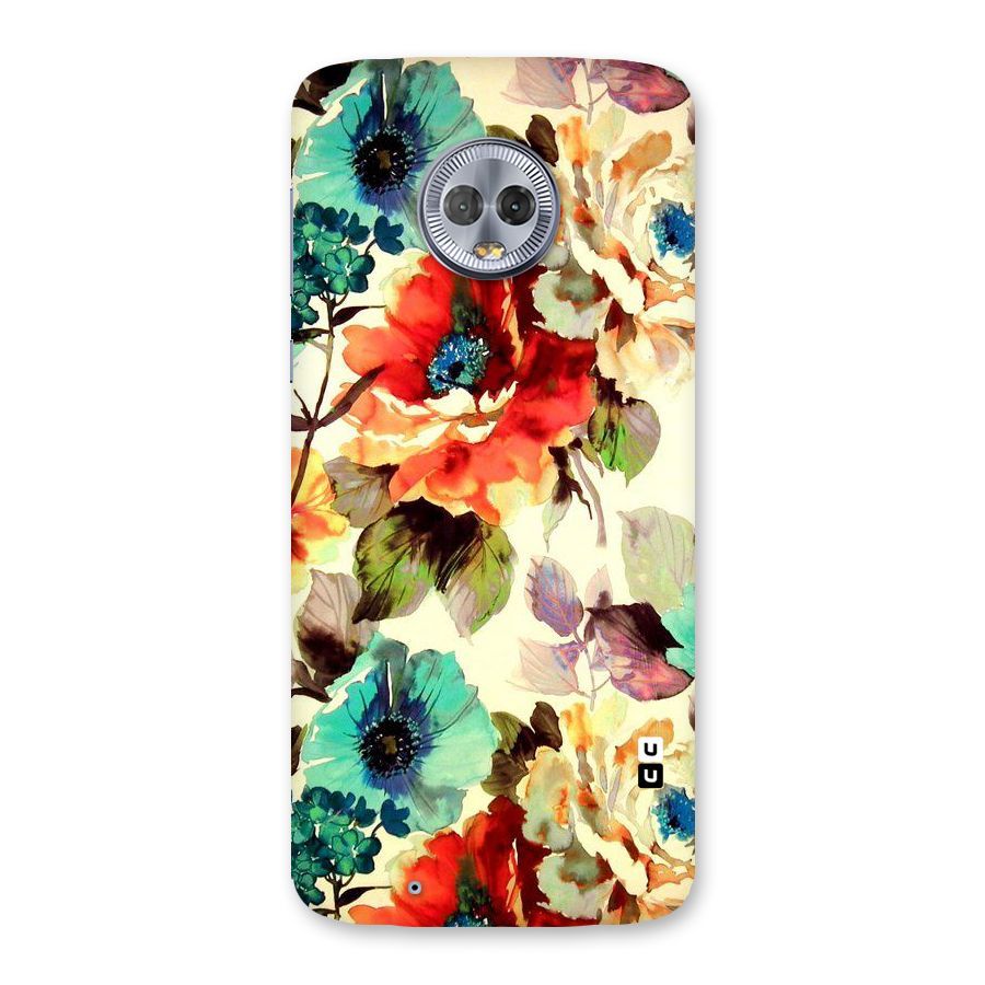 Artsy Bloom Flower Back Case for Moto G6