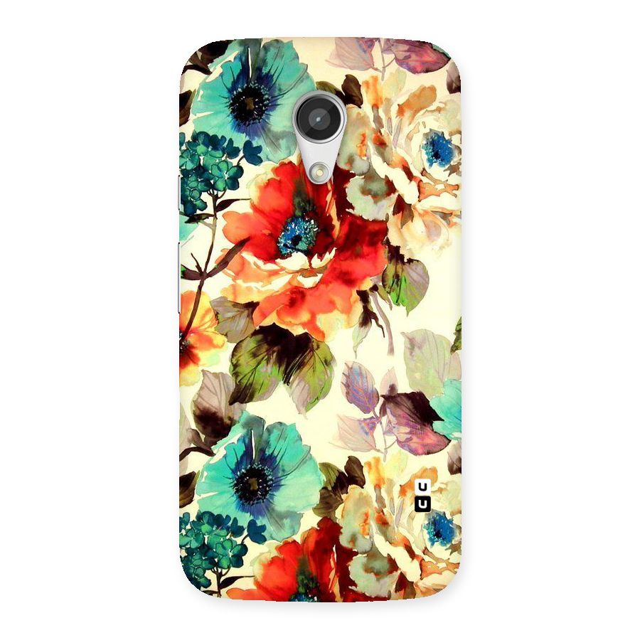 Artsy Bloom Flower Back Case for Moto G 2nd Gen