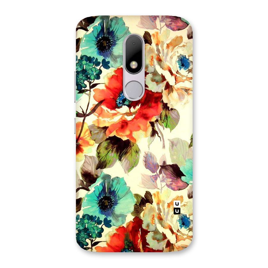 Artsy Bloom Flower Back Case for Moto M