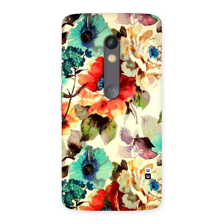 Artsy Bloom Flower Back Case for Moto X Play