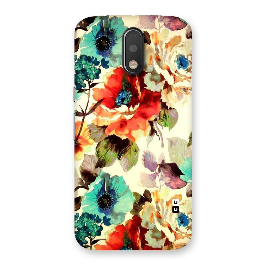 Artsy Bloom Flower Back Case for Motorola Moto G4 Plus