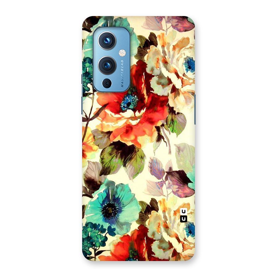 Artsy Bloom Flower Back Case for OnePlus 9