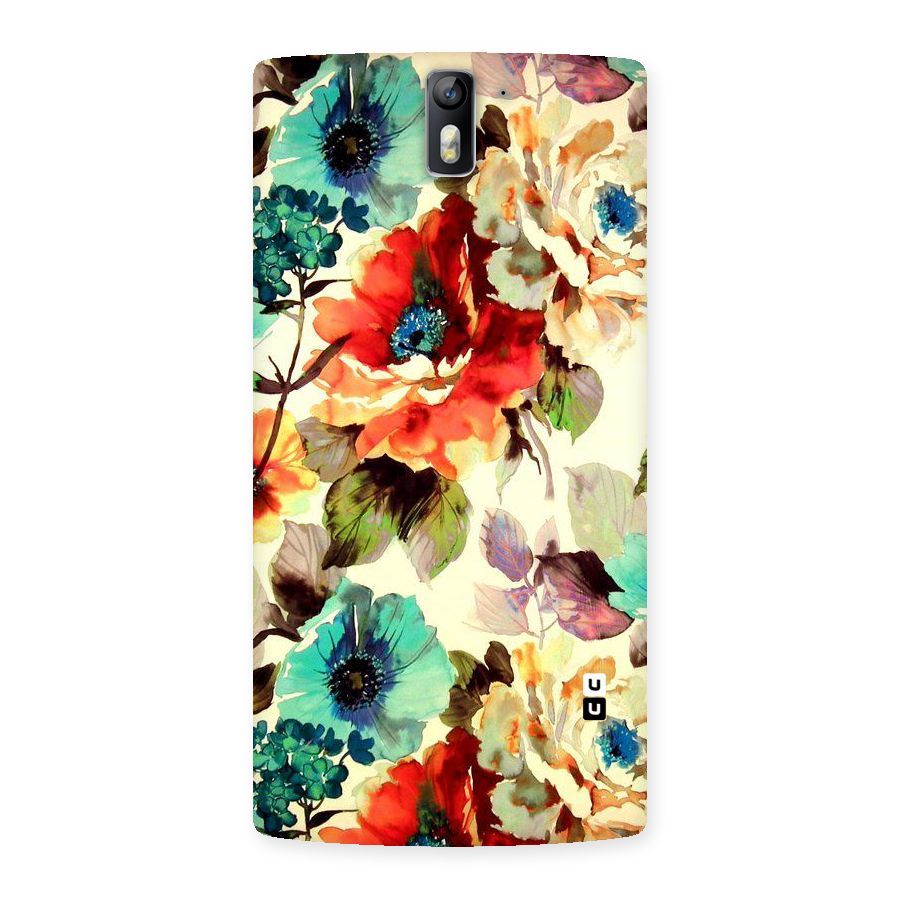 Artsy Bloom Flower Back Case for One Plus One