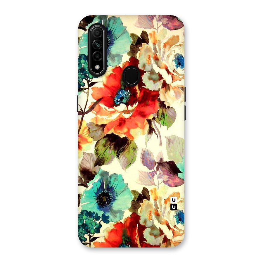 Artsy Bloom Flower Back Case for Oppo A31