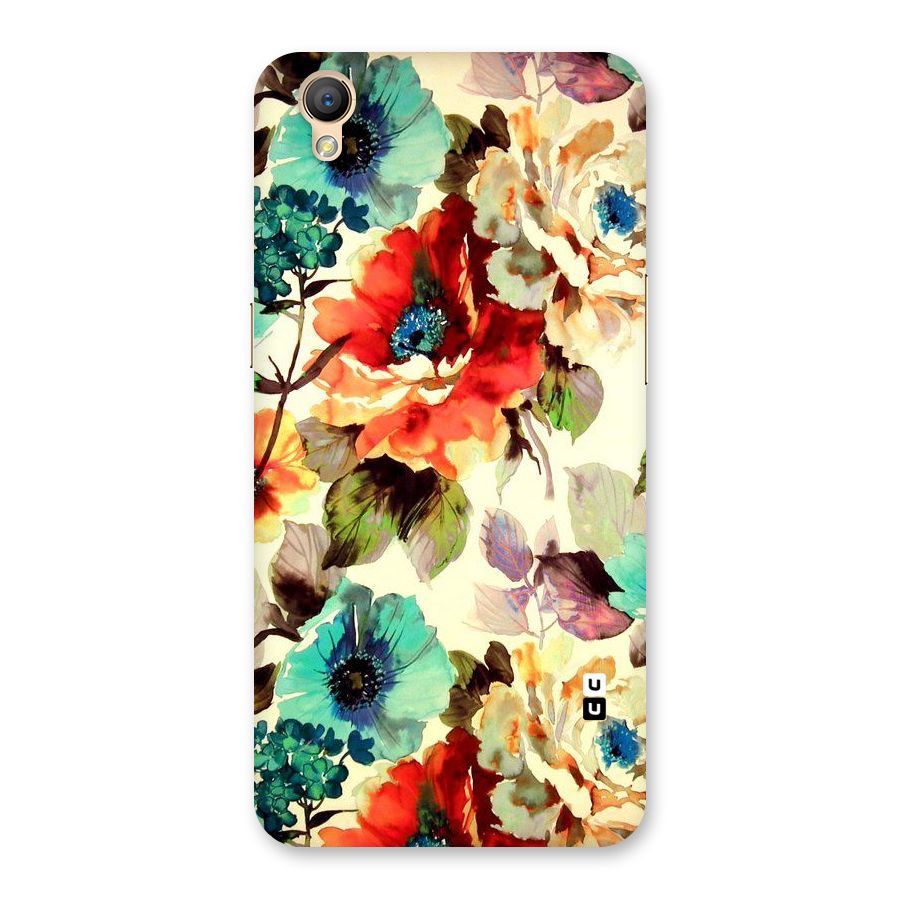 Artsy Bloom Flower Back Case for Oppo A37