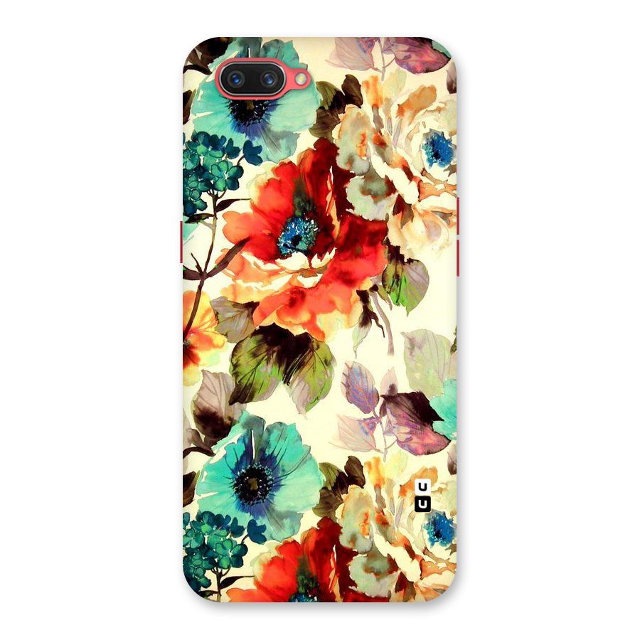 Artsy Bloom Flower Back Case for Oppo A3s