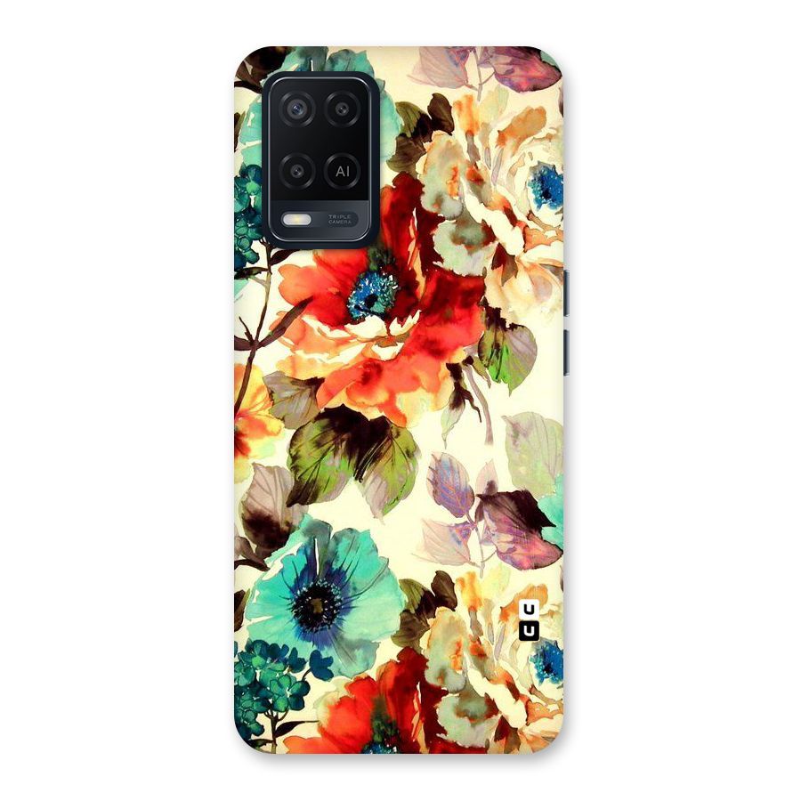Artsy Bloom Flower Back Case for Oppo A54