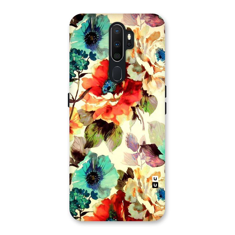 Artsy Bloom Flower Back Case for Oppo A5 (2020)