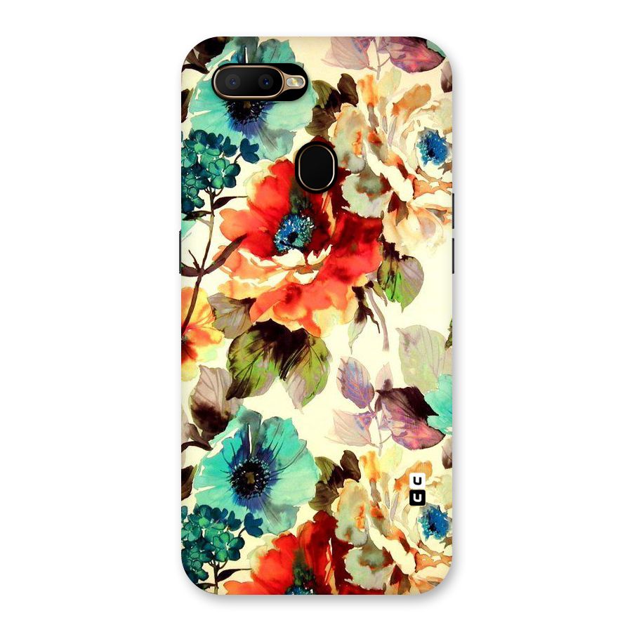 Artsy Bloom Flower Back Case for Oppo A5s