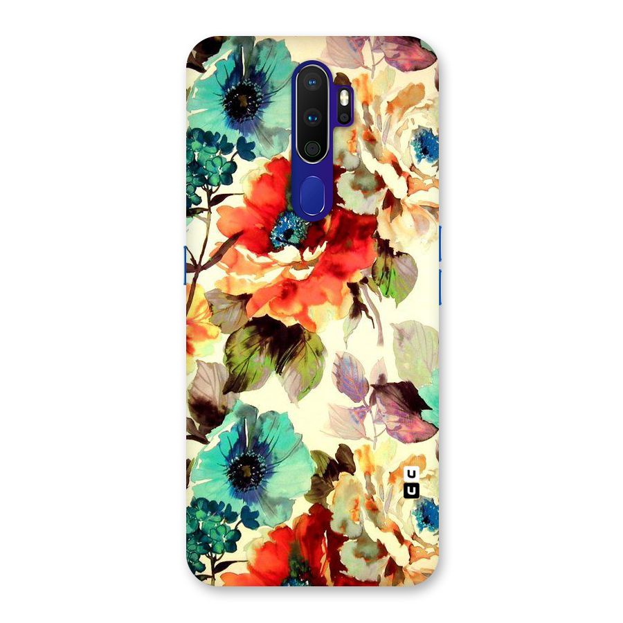 Artsy Bloom Flower Back Case for Oppo A9 (2020)