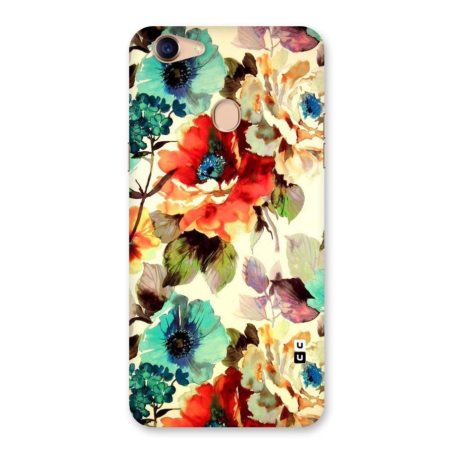Artsy Bloom Flower Back Case for Oppo F5