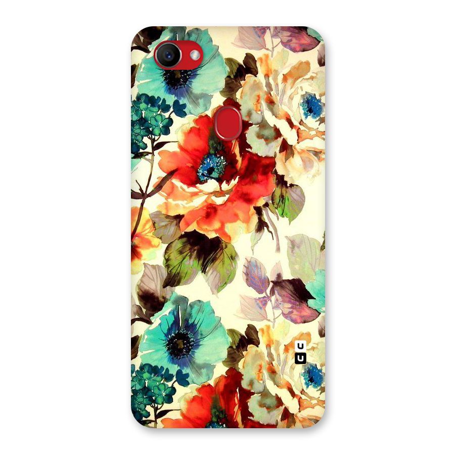 Artsy Bloom Flower Back Case for Oppo F7