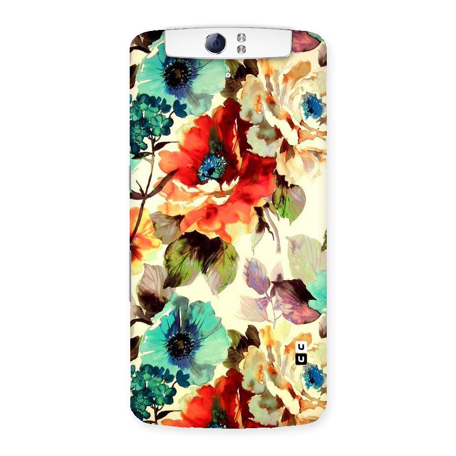 Artsy Bloom Flower Back Case for Oppo N1