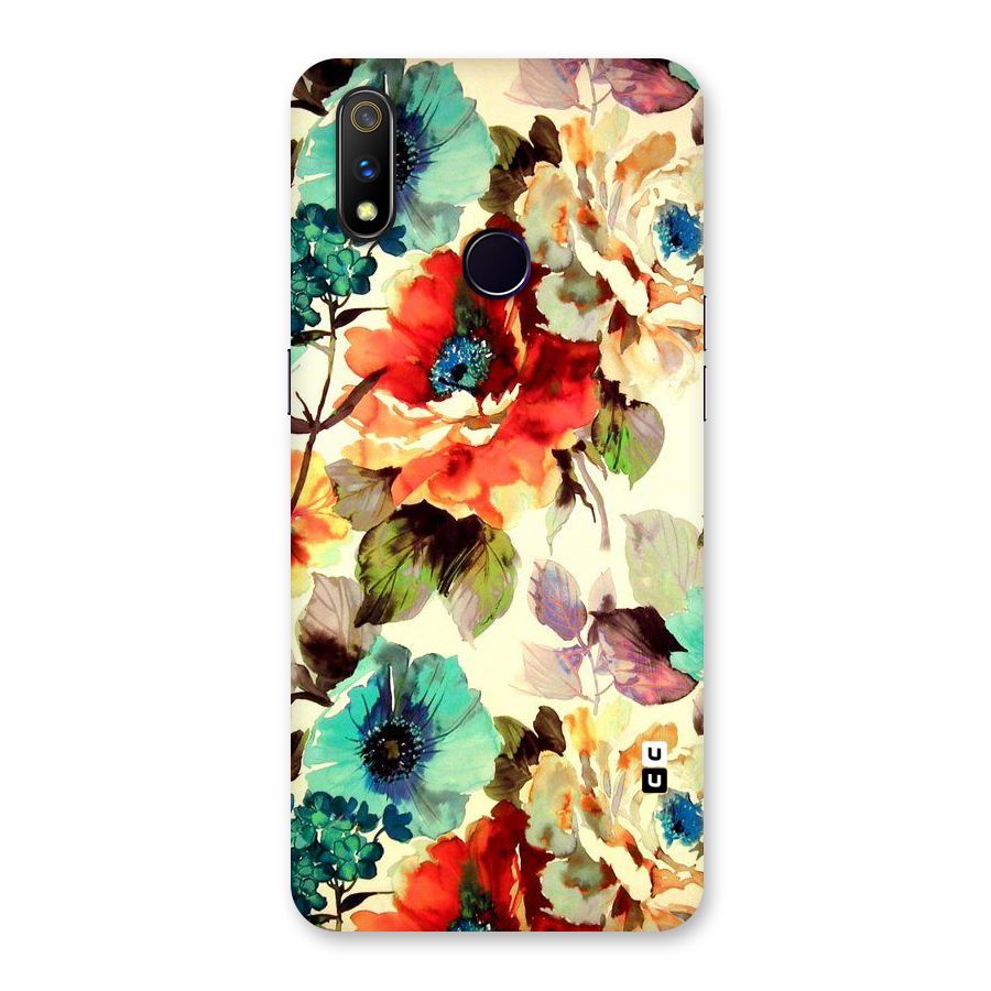 Artsy Bloom Flower Back Case for Realme 3 Pro