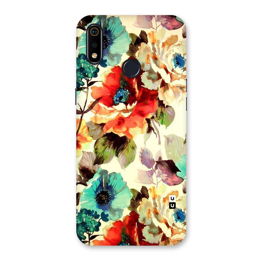 Artsy Bloom Flower Back Case for Realme 3i