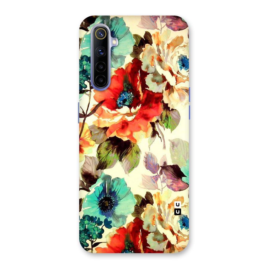 Artsy Bloom Flower Back Case for Realme 6