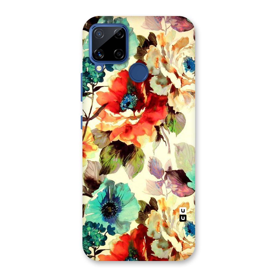 Artsy Bloom Flower Back Case for Realme C15