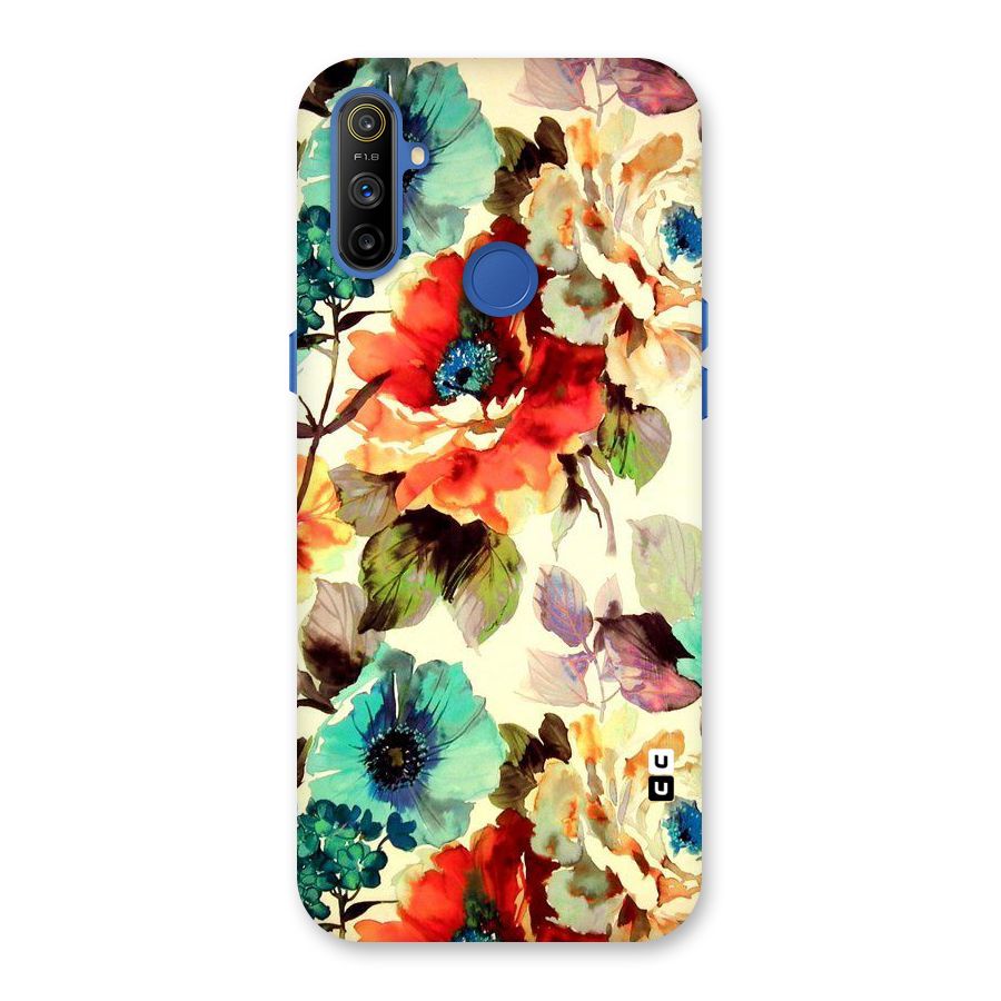 Artsy Bloom Flower Back Case for Realme Narzo 10A