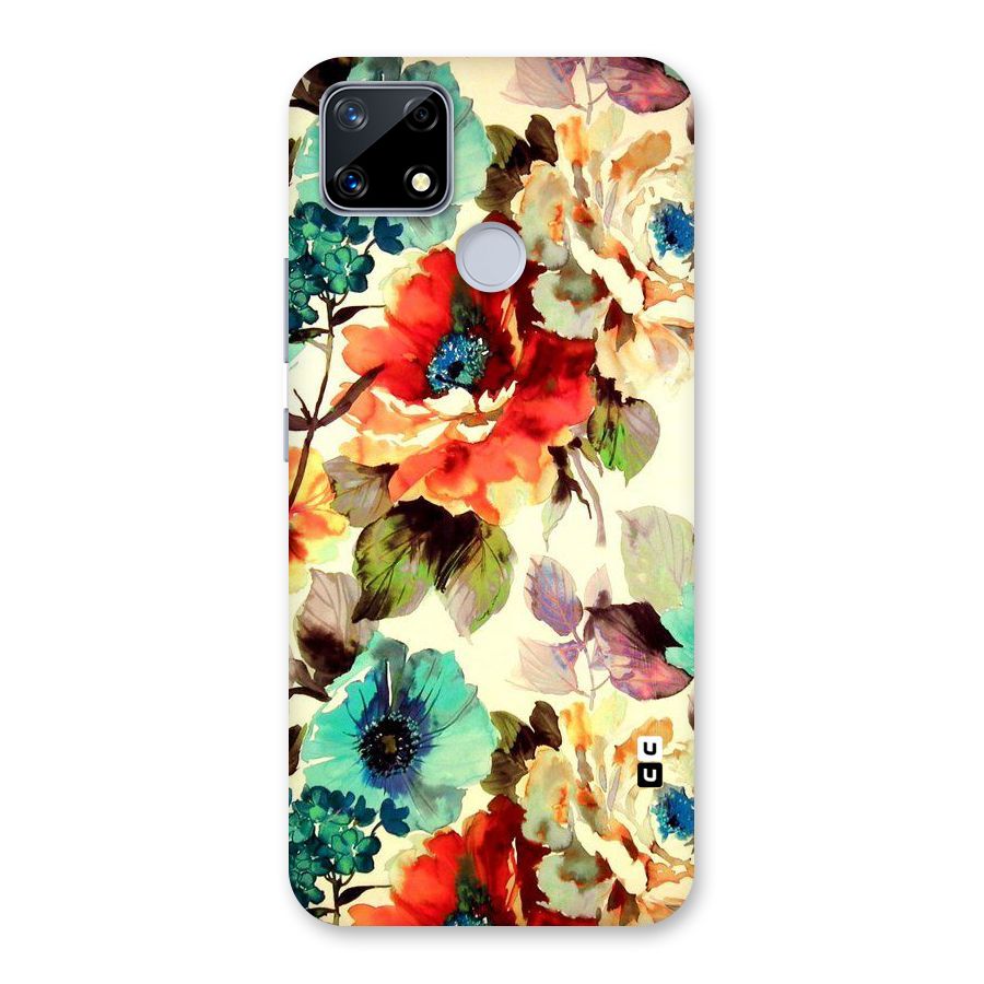 Artsy Bloom Flower Back Case for Realme Narzo 20