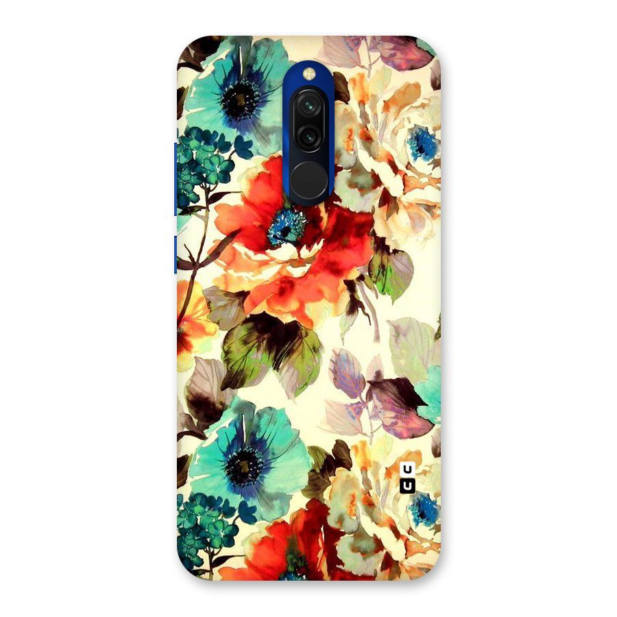 Artsy Bloom Flower Back Case for Redmi 8