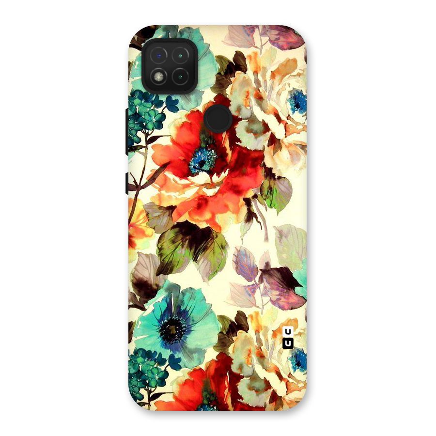 Artsy Bloom Flower Back Case for Redmi 9