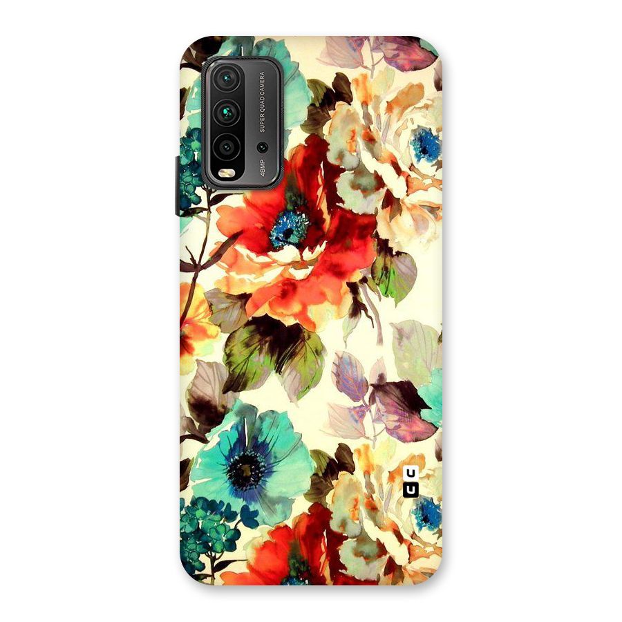 Artsy Bloom Flower Back Case for Redmi 9 Power