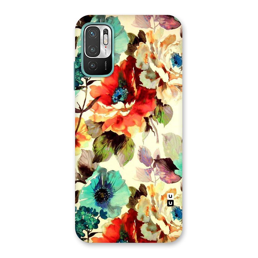 Artsy Bloom Flower Back Case for Redmi Note 10T 5G