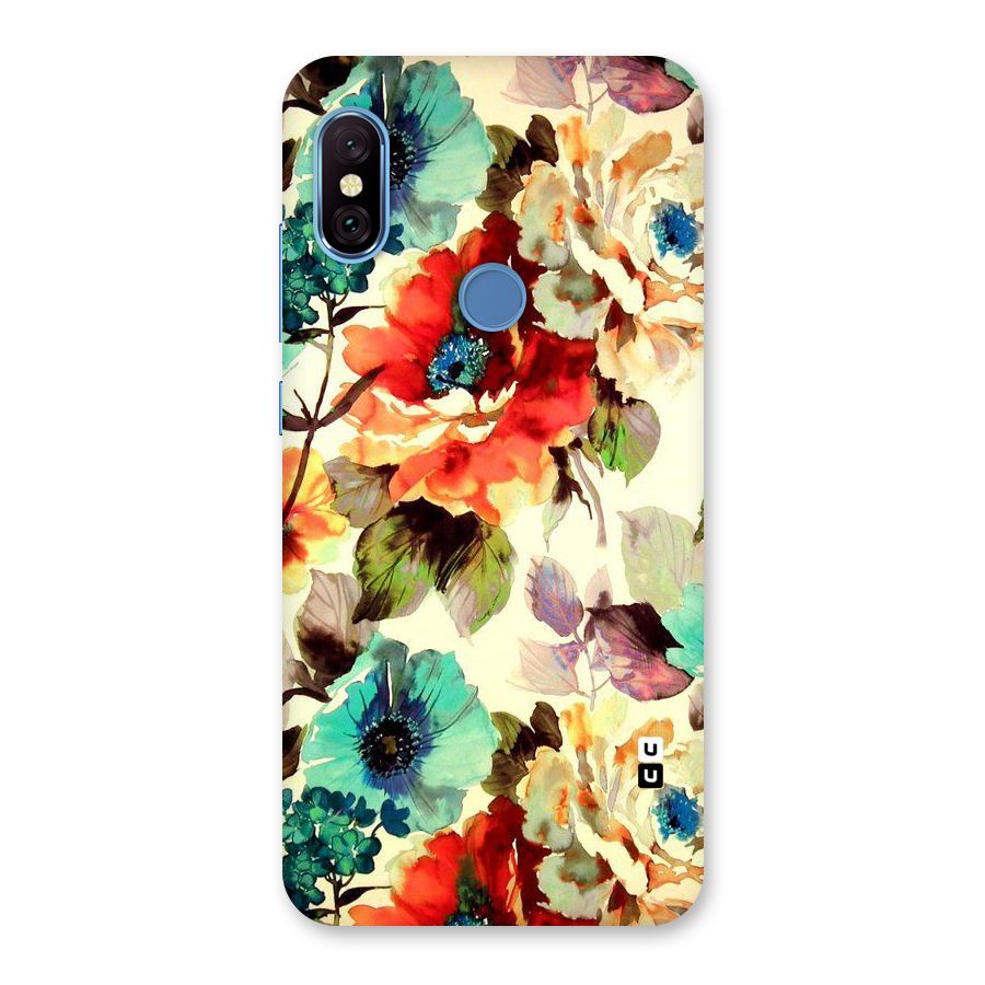 Artsy Bloom Flower Back Case for Redmi Note 6 Pro
