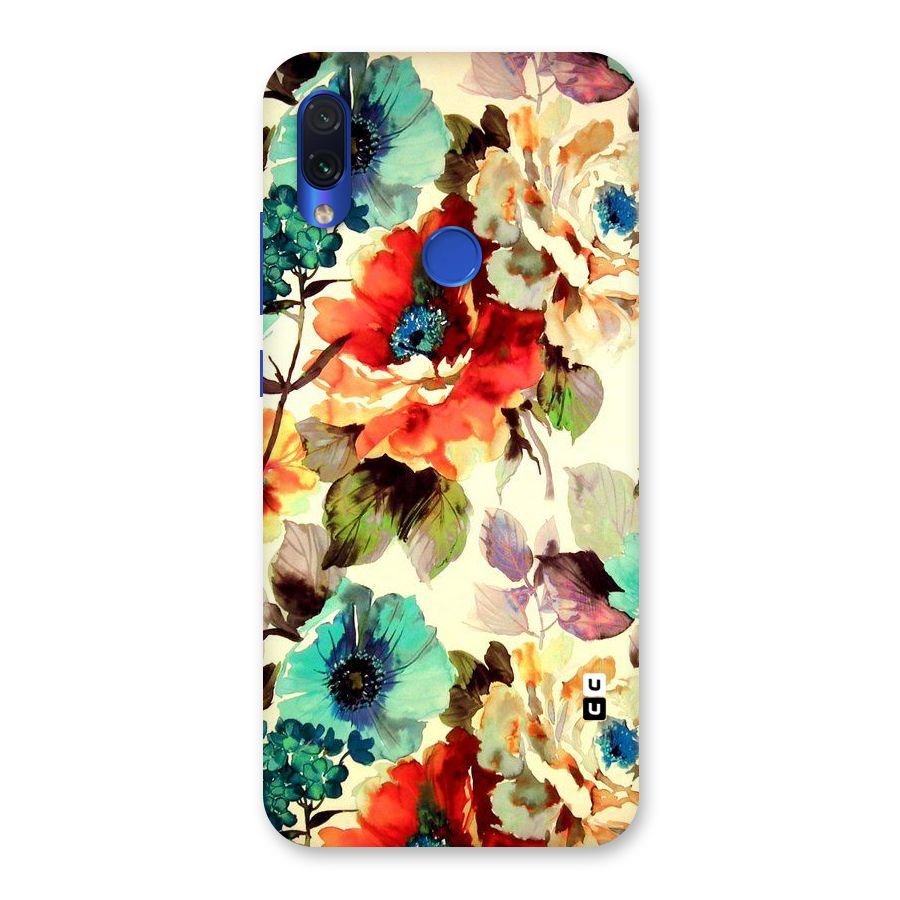 Artsy Bloom Flower Back Case for Redmi Note 7