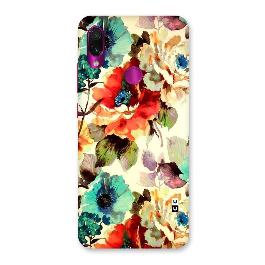 Artsy Bloom Flower Back Case for Redmi Note 7 Pro