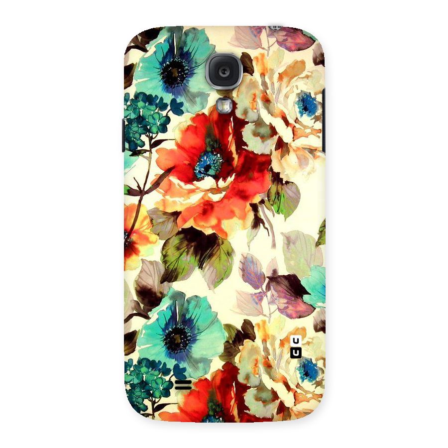 Artsy Bloom Flower Back Case for Samsung Galaxy S4