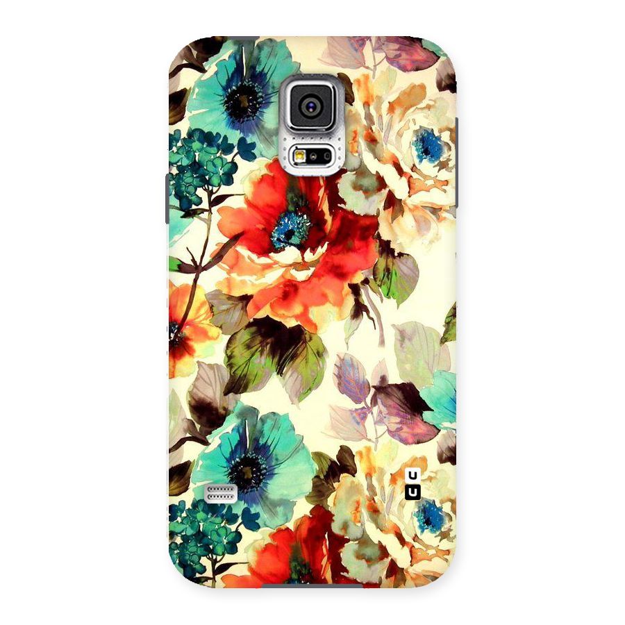Artsy Bloom Flower Back Case for Samsung Galaxy S5