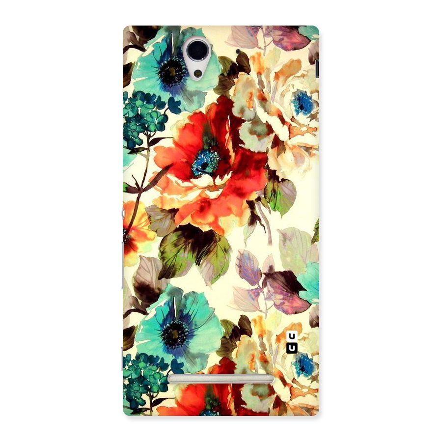 Artsy Bloom Flower Back Case for Sony Xperia C3
