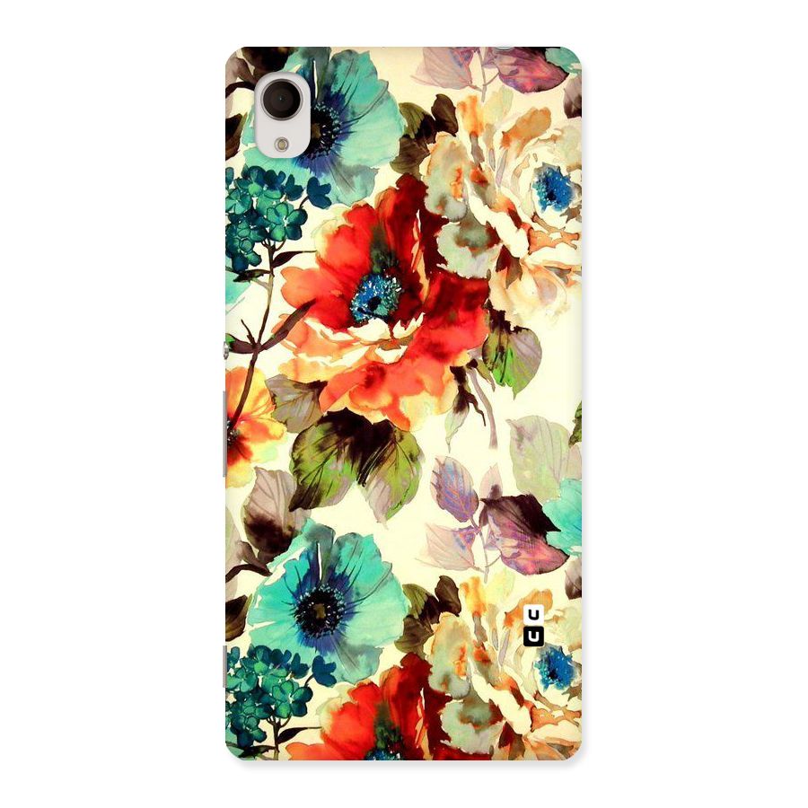 Artsy Bloom Flower Back Case for Sony Xperia M4