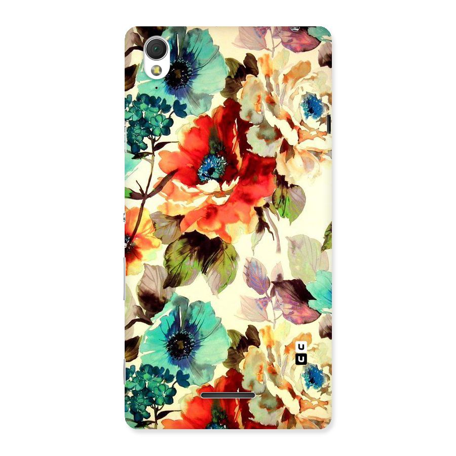 Artsy Bloom Flower Back Case for Sony Xperia T3