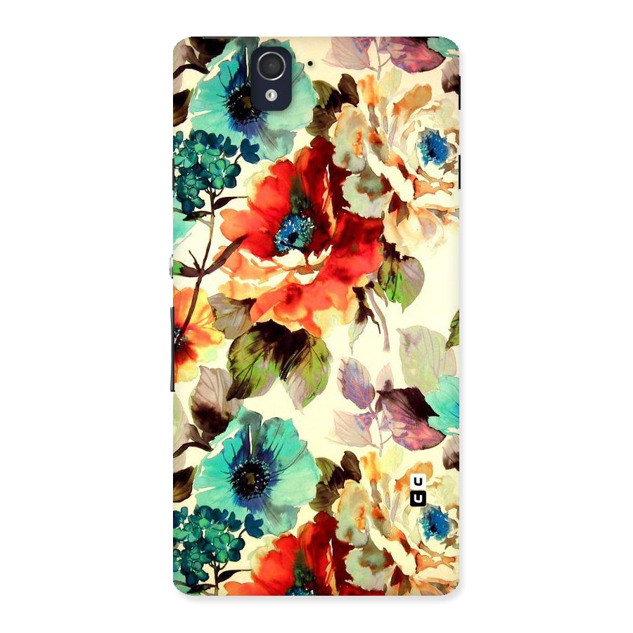 Artsy Bloom Flower Back Case for Sony Xperia Z