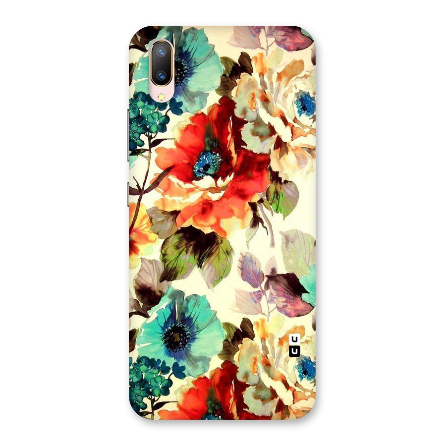 Artsy Bloom Flower Back Case for Vivo V11 Pro