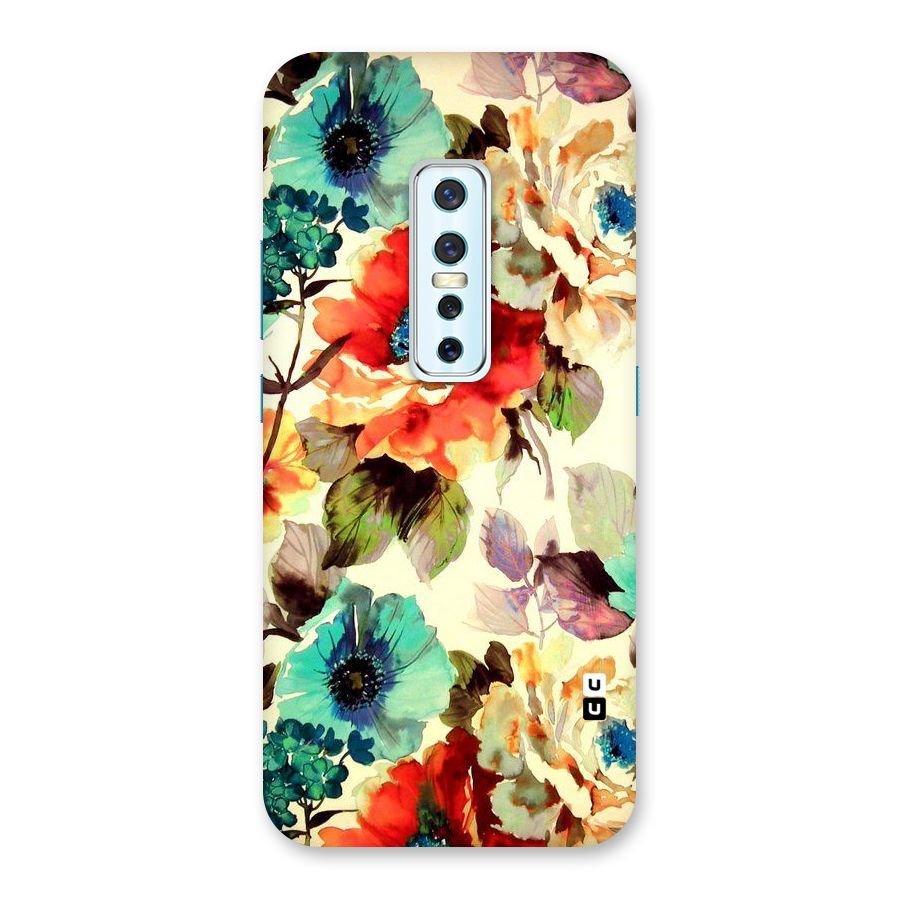 Artsy Bloom Flower Back Case for Vivo V17 Pro