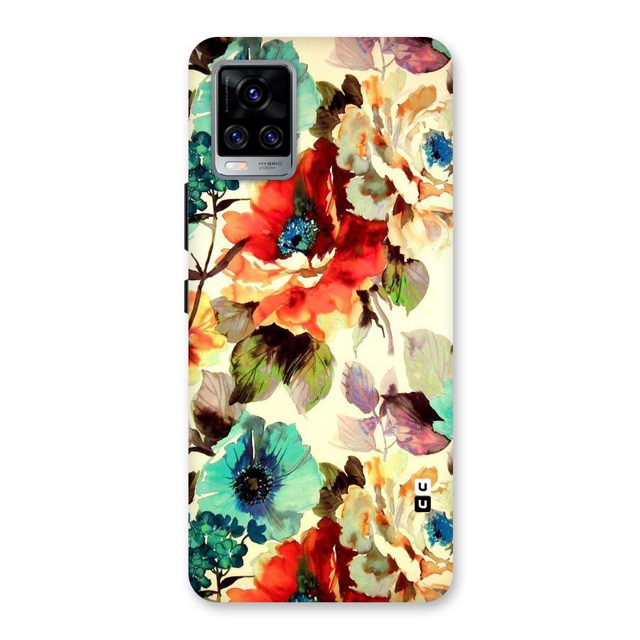 Artsy Bloom Flower Back Case for Vivo V20 Pro