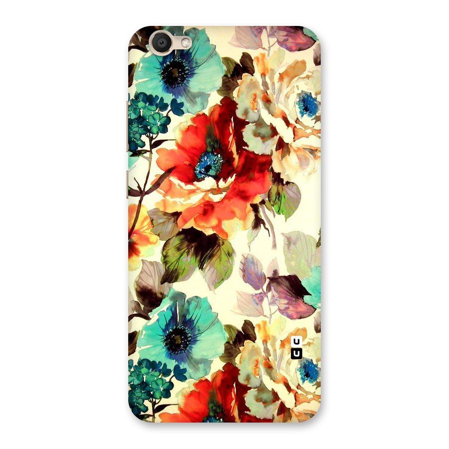 Artsy Bloom Flower Back Case for Vivo V5