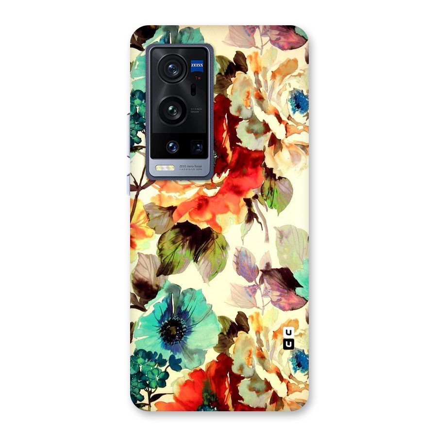 Artsy Bloom Flower Back Case for Vivo X60 Pro Plus