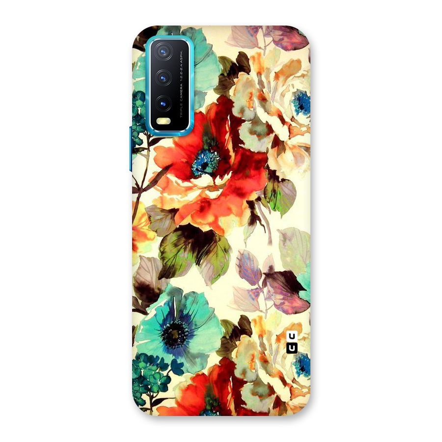 Artsy Bloom Flower Back Case for Vivo Y20G
