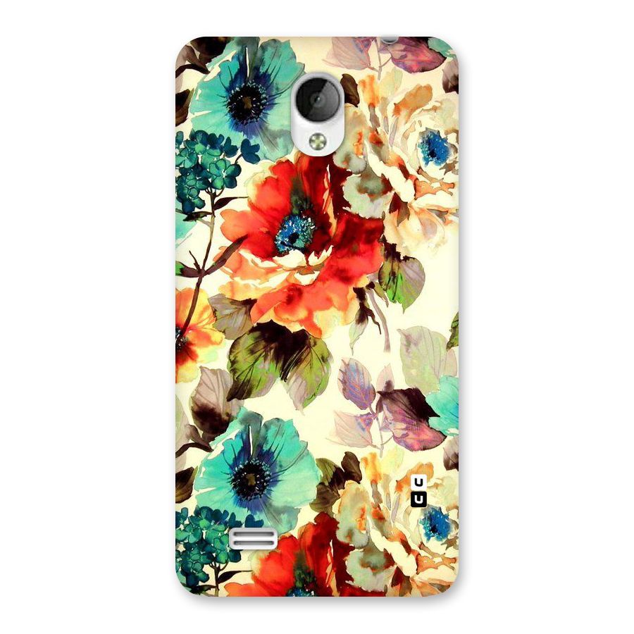 Artsy Bloom Flower Back Case for Vivo Y21