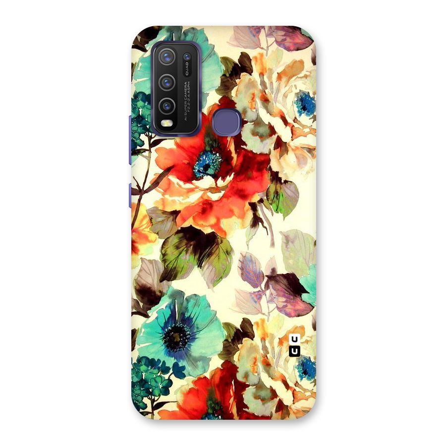 Artsy Bloom Flower Back Case for Vivo Y50