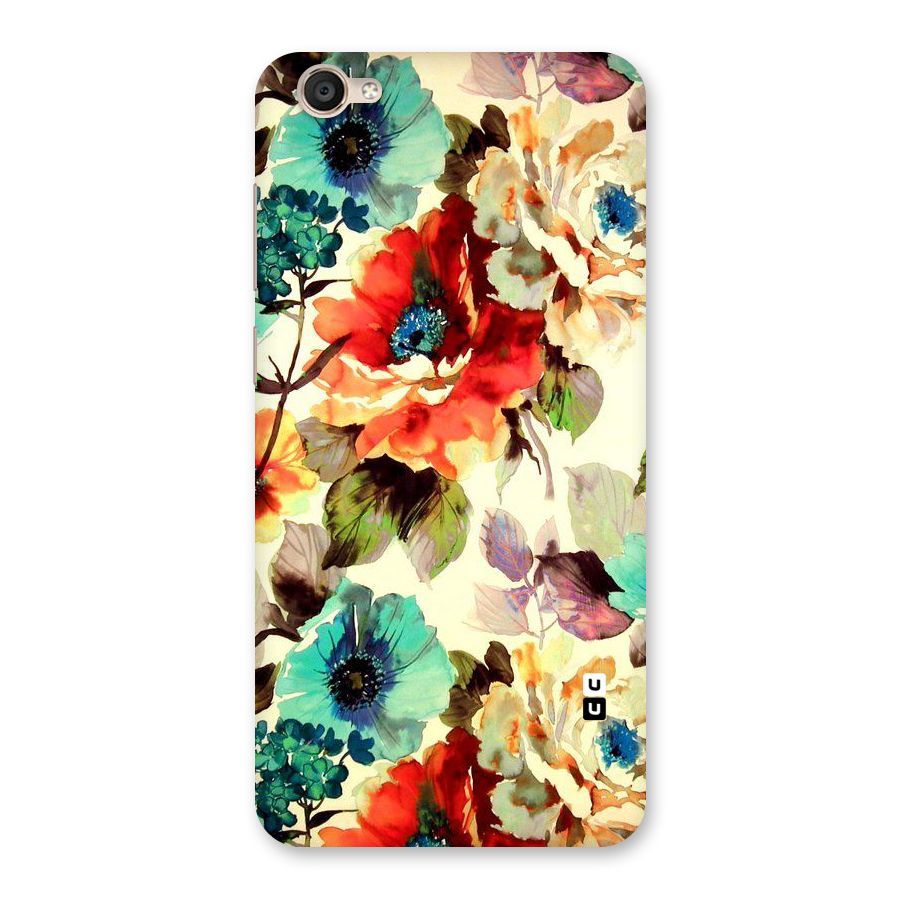 Artsy Bloom Flower Back Case for Vivo Y55